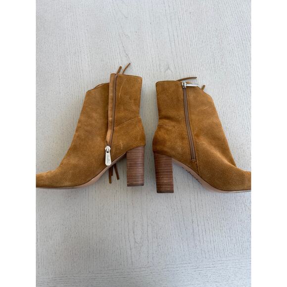 Charles David Boulder Boot Fringe Boho Western Suede Leather Coastal Cowgirl (A) - Picture 3 of 7